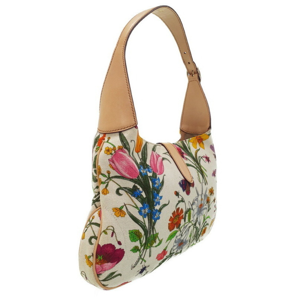 Gucci Floral Bag Flower Jackie Semi Shoulder